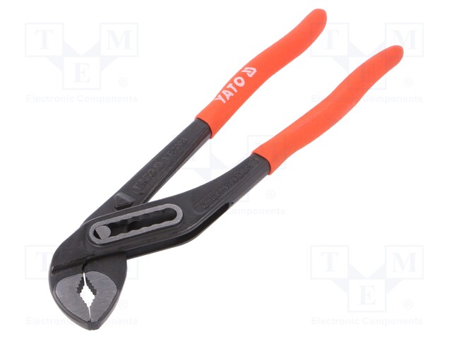 Pliers; adjustable; 250mm; chrome-vanadium steel