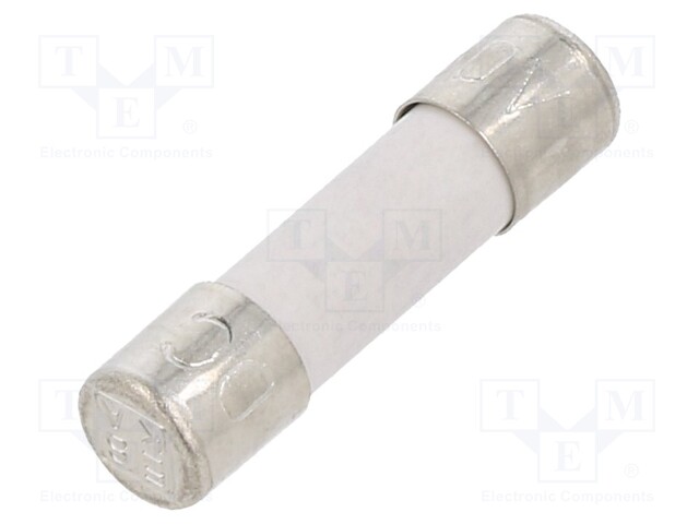 Fuse: fuse; time-lag; 4A; 250VAC; ceramic,cylindrical; 5x20mm