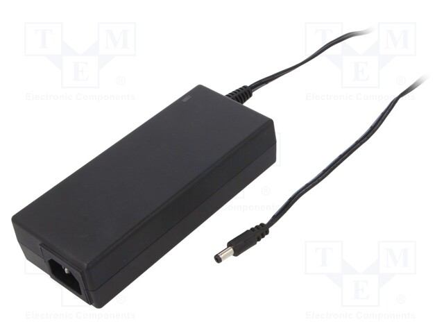 Power supply: switched-mode; 12VDC; 10A; Out: 5,5/2,1; 120W; 0÷40°C