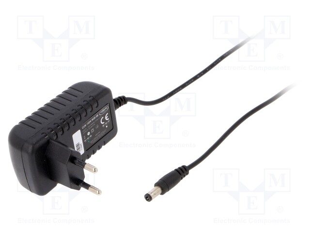 Power supply: switched-mode; volatage source; 24VDC; 0.5A; 12W