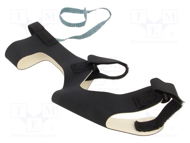 ESD shoe grounder; ESD; 1pcs; Mounting: snap fastener