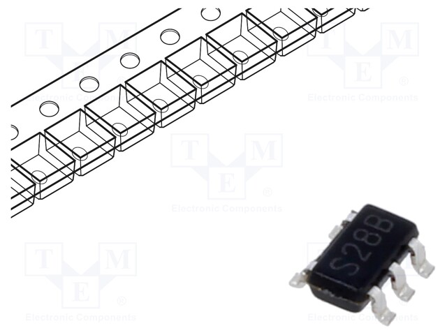 IC: PMIC; DC/DC converter; Uin: 2.7÷7VDC; Uout: 1.24÷20VDC; 0.55A