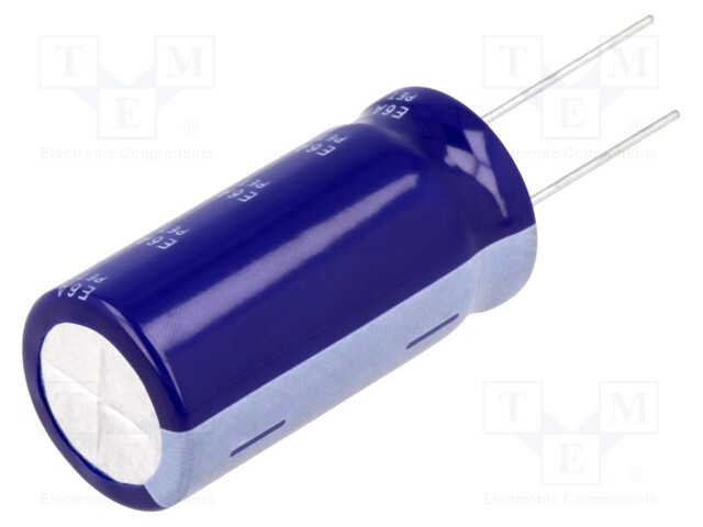 Capacitor: electrolytic; THT; 4700uF; 63VDC; Ø22x45mm; Pitch: 10mm