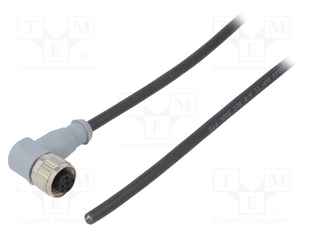 Plug; M12; PIN: 4; female; A code-DeviceNet / CANopen; 2m; cables