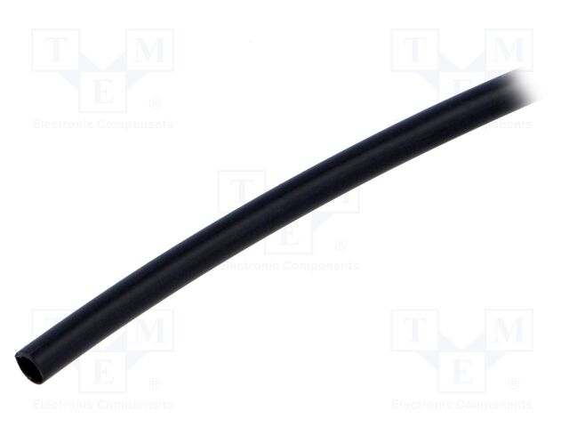 Heat shrink sleeve; glued; 4: 1; 4mm; L: 150m; black; polyolefine