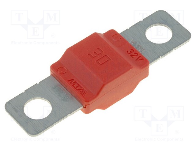 Fuse: fuse; 30A; 32V; automotive; 40mm; MIDIVAL; Mounting: M5 screw