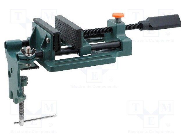 Tool: machine vice; Mat: steel; Jaws width: 100mm; 1175g