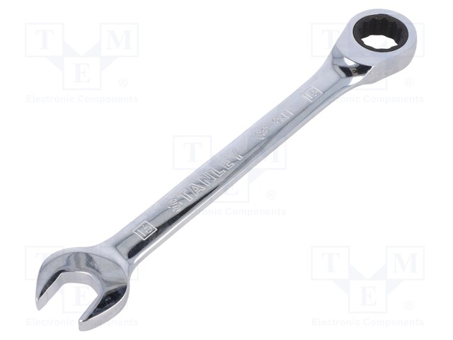 Key; combination spanner,with ratchet; 16mm; nickel plated