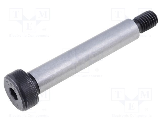 Shoulder screw; Mat: steel; Thread len: 13mm; Thread: M8; Cut: imbus