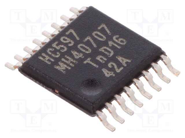 IC: digital; 8bit,shift register; SMD; TSSOP16; Series: HC; 2÷6VDC