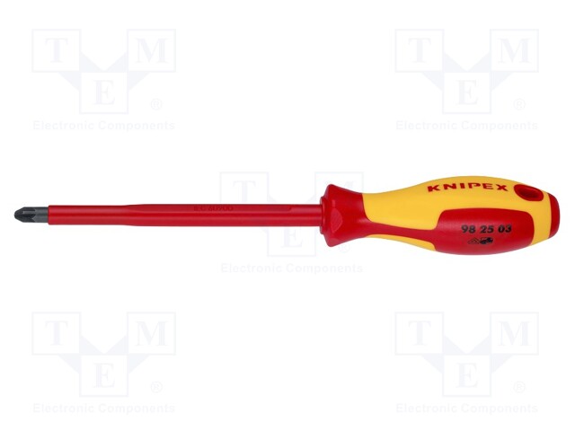 Screwdriver; insulated; Pozidriv®; PZ3; Blade length: 150mm; 1kVAC