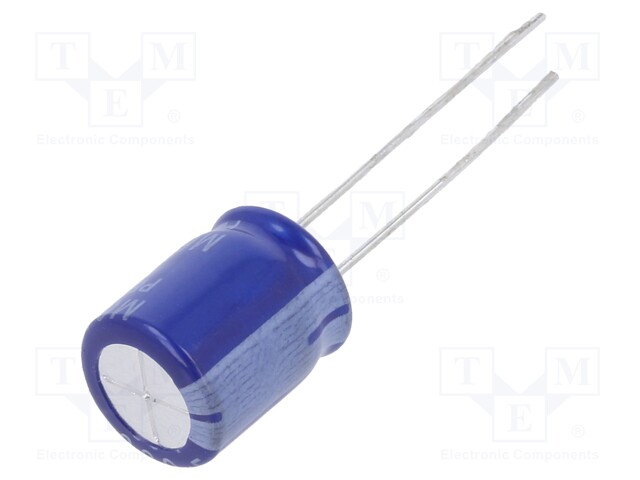 Capacitor: electrolytic; THT; 330uF; 35VDC; Ø10x12.5mm; ±20%; 2000h