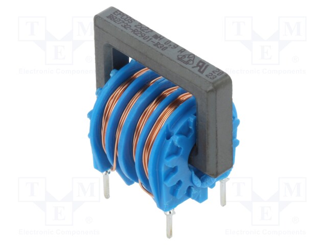 Inductor: common mode; THT; 27mH; 900mA; 750mΩ; -30÷50%; vertical