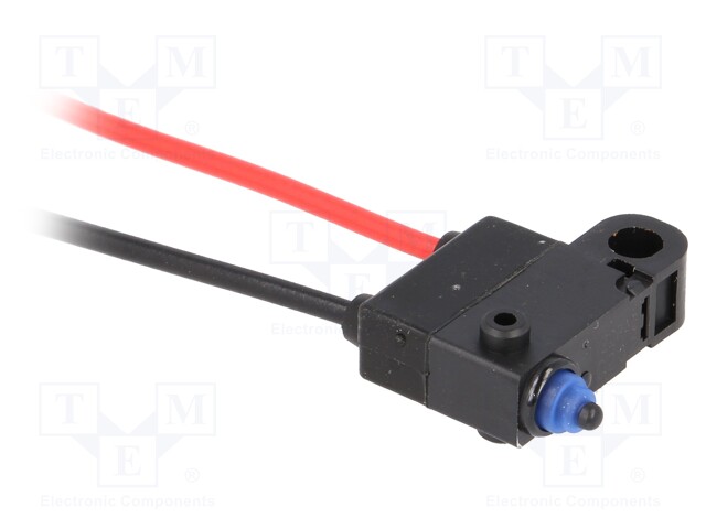 Microswitch SNAP ACTION; without lever; SPST-NC; 0.1A/125VAC