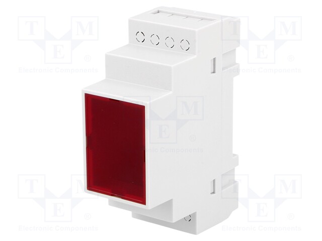 Enclosure: for DIN rail mounting; Y: 90mm; X: 35mm; Z: 65mm; grey