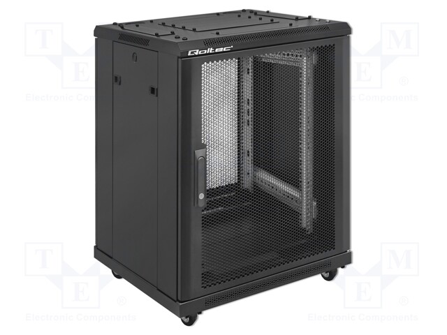 Enclosure: 19" standard; Standard: 19"; 15U; black; Y: 600mm