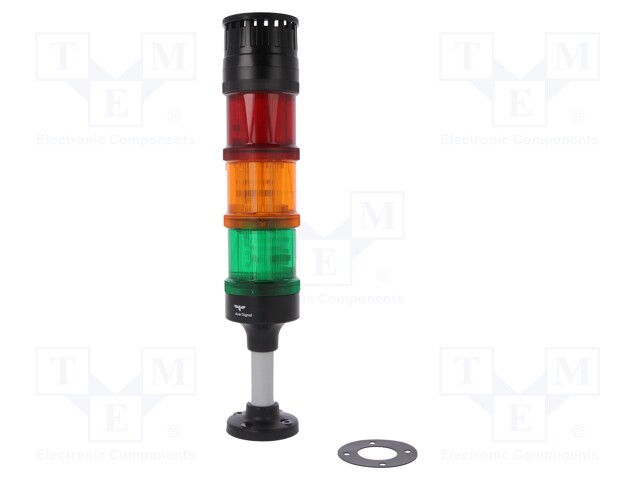 Signaller: signalling column; LED; red/orange/green; Usup: 230VAC