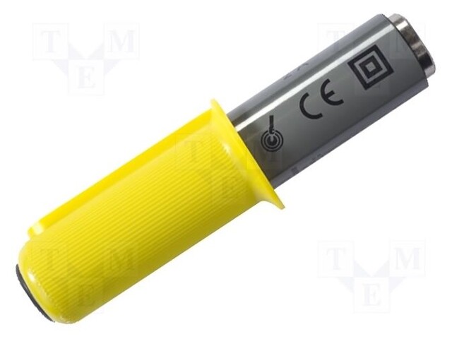 Socket; 4mm banana; 2A; 1kV; yellow; M12 screw; -25÷80°C; 17mΩ