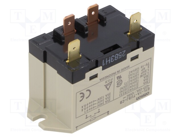 Relay: electromagnetic; SPST-NO; Ucoil: 12VDC; Icontacts max: 30A