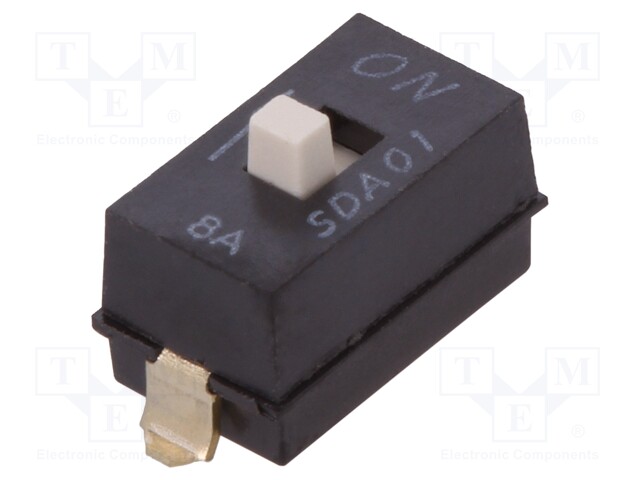 Switch: DIP-SWITCH; Poles number: 1; OFF-ON; 0.025A/24VDC; Pos: 2