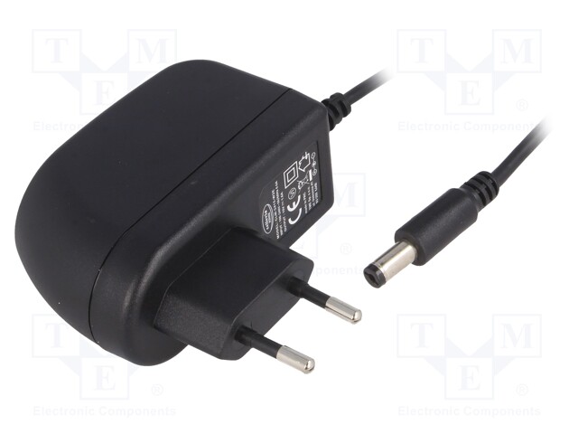 Power supply: switched-mode; 5VDC; 3A; Out: 5,5/2,1; 15W; Plug: EU