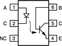 Optocoupler; THT; Ch: 1; OUT: transistor; CTR@If: 170%@10mA; DIP6