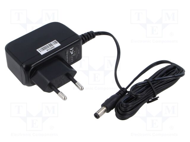 Power supply: switched-mode; 12VDC; 1.5A; Out: 5,5/2,1; 18W; 0÷40°C