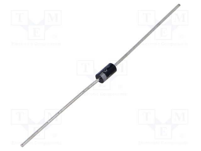 Diode: rectifying; THT; 200V; 1A; Ammo Pack; Ifsm: 27A; DO204AC,DO41