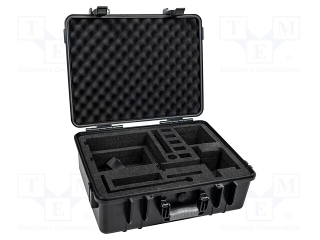 Hard carrying case; WME-8; black; plastic