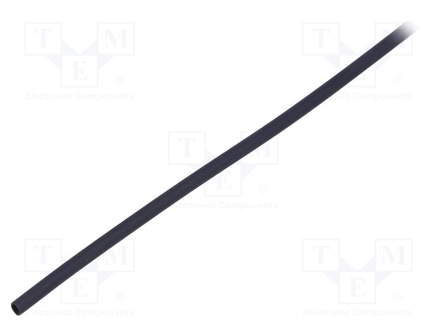 Heat shrink sleeve; glueless; 2: 1; 1.6mm; L: 400m; black