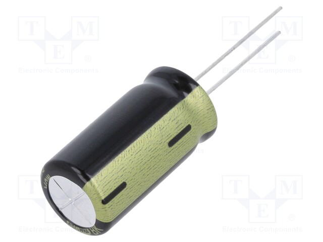 Capacitor: electrolytic; THT; 33uF; 250VDC; Ø12.5x25mm; ±20%; 5000h