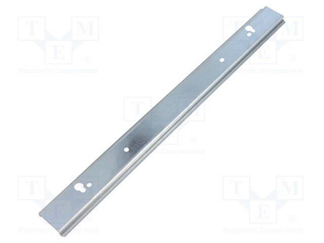 DIN rail; steel; W: 35mm; L: 350mm; GEOS-L-3040-18-O; Plating: zinc