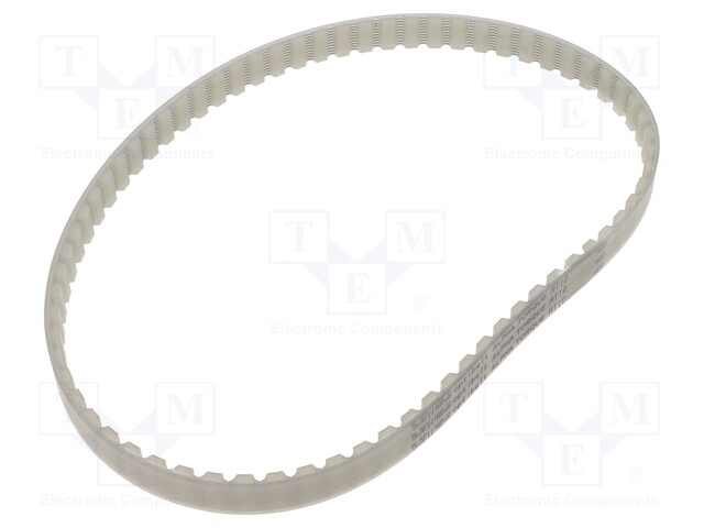 Timing belt; AT10; W: 50mm; H: 5mm; Lw: 1100mm; Tooth height: 2.5mm