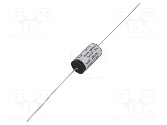 Capacitor: polypropylene; 0.68uF; 400VDC; ±2%; Ø11.8x24mm; 0.001