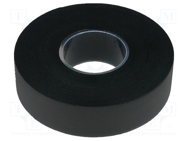 Tape: self-amalgamating; black; 25mm; L: 10m; D: 0.5mm; -40÷100°C