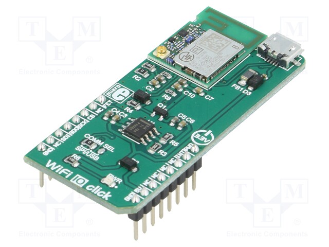 Click board; WiFi; GPIO,SPI,USB; SX-ULPAN-SB-2401; 5VDC