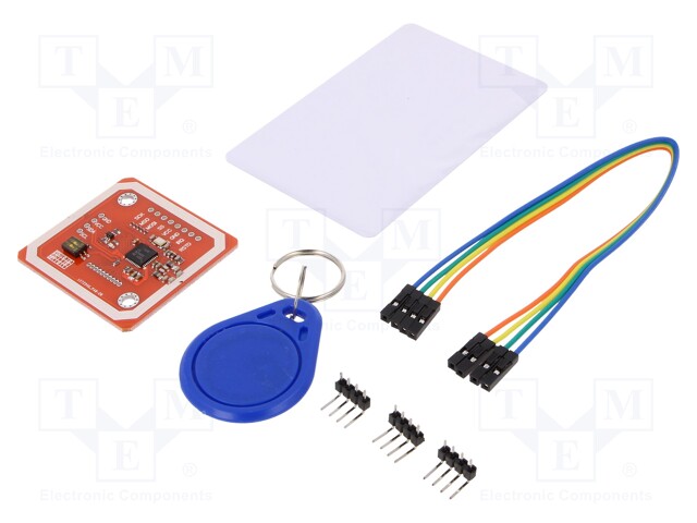 NFC; Module: RFID; I2C,SPI,UART; 5VDC; IC: PN532; 13.56MHz