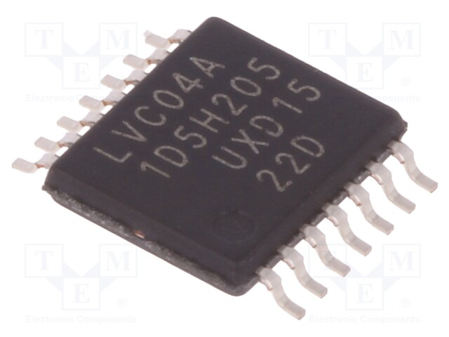 IC: digital; inverter; Channels: 6; SMD; TSSOP14; Series: LVC