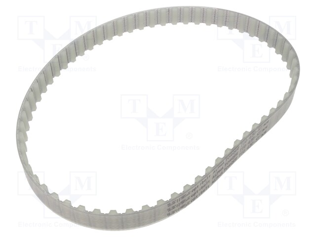 Timing belt; T10; W: 16mm; H: 4.5mm; Lw: 630mm; Tooth height: 2.5mm