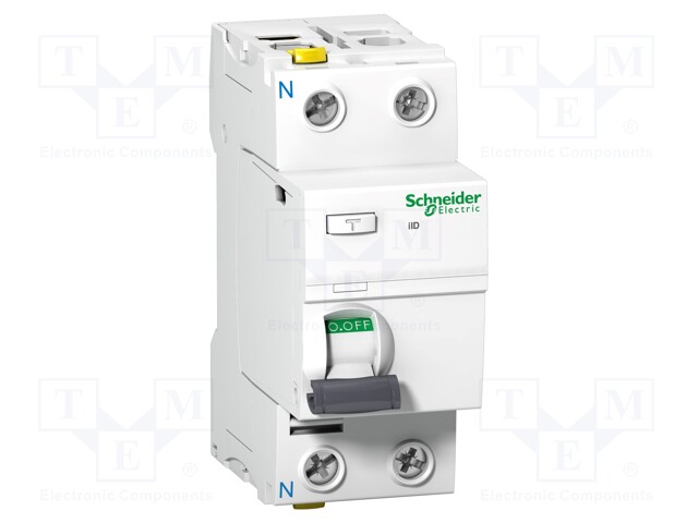 RCBO breaker; Inom: 40A; Ires: 30mA; Max surge current: 3kA; DIN