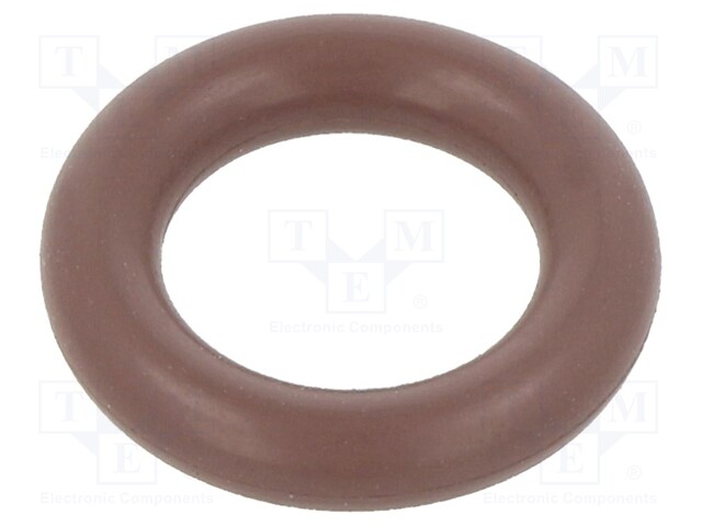 O-ring gasket; FPM; D: 3mm; Øint: 9mm; brown; -20÷200°C