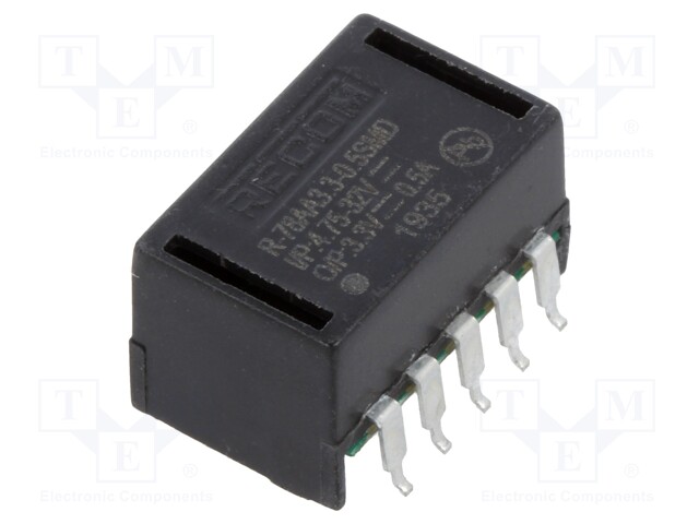 Converter: DC/DC; 1.65W; Uin: 4.75÷32V; Uout: 3.3VDC; Iout: 500mA