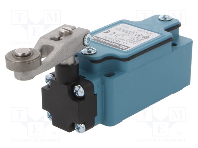 Limit Switch, Side Rotary Roller, DPDT, 6 A, 120 V, 0.33 N-m, GLA Series