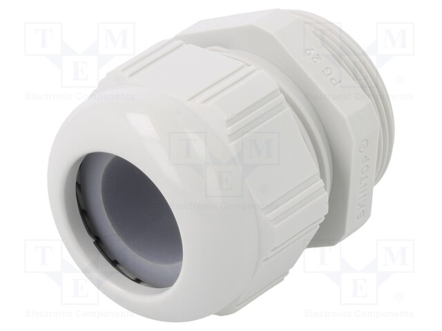 Cable gland; PG29; IP68; Mat: polyamide; light grey