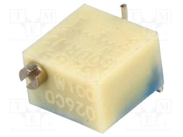 Potentiometer: mounting; multiturn; 10Ω; 250mW; SMD; ±10%; linear