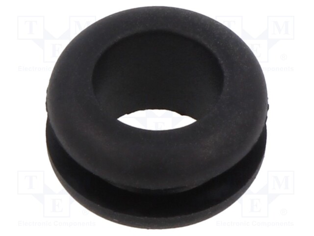 Grommet; black; UL94HB; TPR