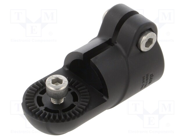 Mounting coupler; technopolymer PA; L: 88mm; Body: black; D: 30mm