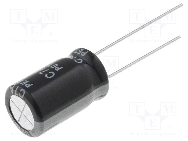 Capacitor: electrolytic; THT; 4.7uF; 450VDC; Ø10x16mm; Pitch: 5mm