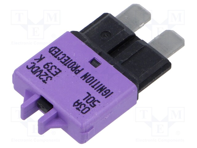 Fuse: fuse; 3A; 32VDC; automotive; 19.75mm