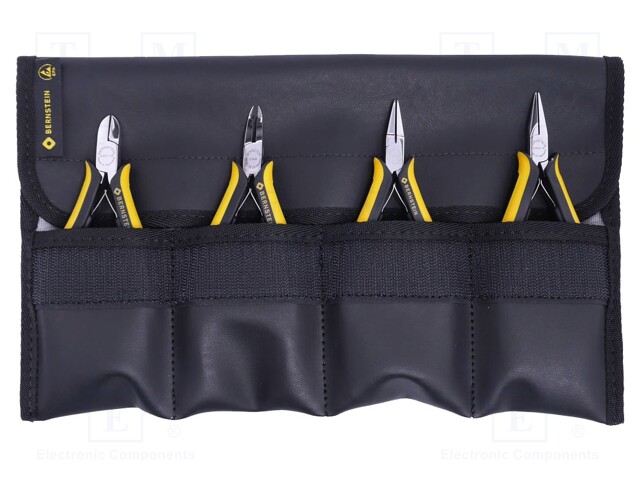 Kit: pliers; Pcs: 4; ESD